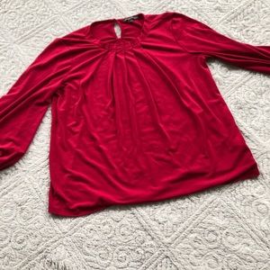 Beautiful red flowy top